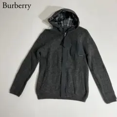 良品　BURBERRY BLACK LABEL バーバリー　ニットパーカー　2