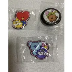 くら寿司 BT21 缶バッジ ラバーマスコット