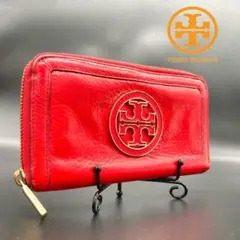 TORY BURCH トリーバーチ 長財布 ラウンドジップ 　レッド