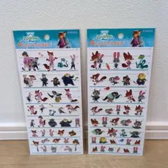 ZOOTOPIA 2 4 size STICKER 2枚セット