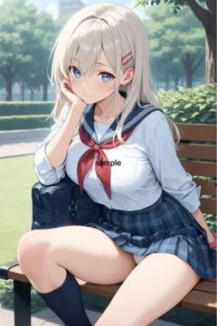 m1158 AIイラスト　かわいい　A4ポスター