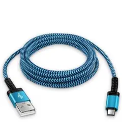 Micro USB ケーブル 2.4A 急速充電