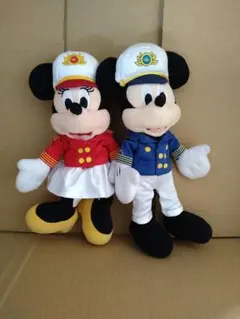Disney Cruise Line ミッキー ミニー ぬいぐるみ　2体セット