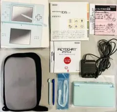 【美品】Nintendo DS Lite ライトブルー 本体　ケース付