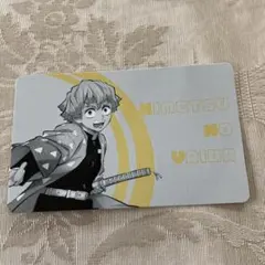 【限定】鬼滅の刃 大阪メトロ コラボ キャラクターカード 我妻善逸 ノーマル