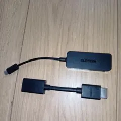 ELECOM メモリカードリーダー 変換アダプター2点まとめ売りジャンク