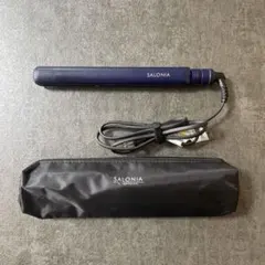 SALONIA ストレートヘアアイロン 15mm ネイビー