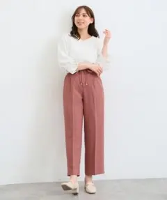 Honeys ベルト付きストレートパンツ ズボン