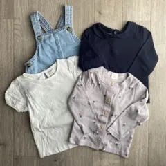 ベビー服 まとめ売り 74cm プチバトー h&m ロンパース ベビーサロペット