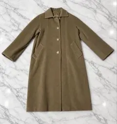 新品同様✨MaxMara キャメル100% テーラードジャケット 白タグ 44