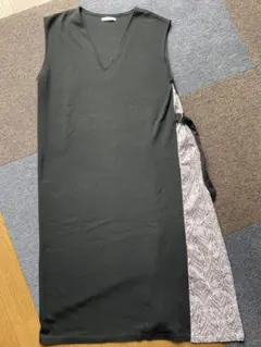 【匿名配送】サイドプリーツワンピース