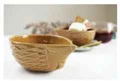 よしざわ窯キャメル ハリネズミボウル2個セット 陶器のサムネイル