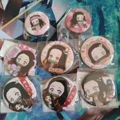 鬼滅の刃 竈門禰豆子 缶バッジ 8個セット