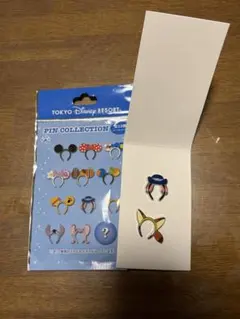 ディズニー ミッキーマウスと仲間たち カチューシャ ピンバッジ　ニック　ジュディ