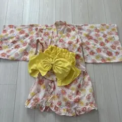 branshes 120 花柄浴衣と大きなリボンセット