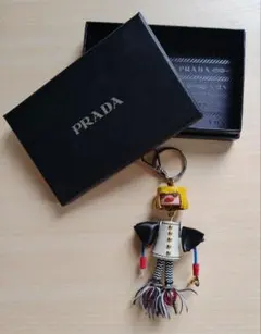 PRADA・プラダ・ロボットチャーム・キーリング・ハートロゴ - メルカリ