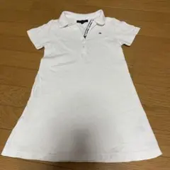 トミーヒルフィガー　キッズ　ホワイト　ワンピース