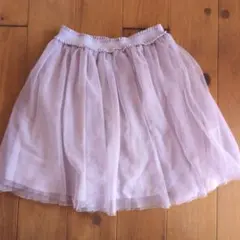 anyfam 薄紫 チュールスカート 110