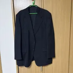 ダークブルー ストライプ ブレザーとスラックスセット