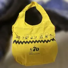 スヌーピーPEANUTS エコバック 70周年記念生誕祭 新品