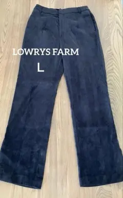 LOWRYS FARM ローリーズファーム　パンツ　ベロア　Ｌサイズ 裾スリット