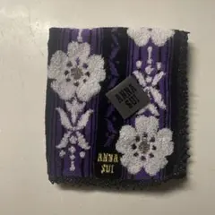 新品　ANNA SUI 花柄タオルハンカチ