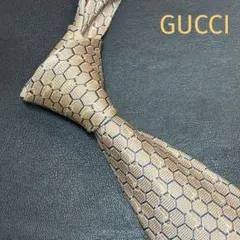 GUCCI シルクネクタイ 「淡いサーモンピンク」