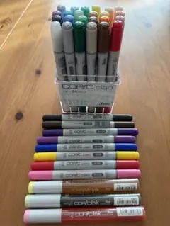 コピック COPIC Ciao スタート24色セット 単色8色 補充インク3色