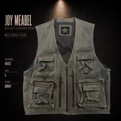 JOY MEABEL Y2K Pig Leather Utility Vest