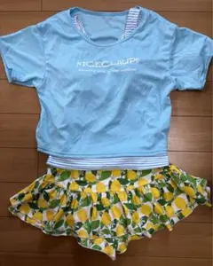 NICE CLAUP ナイスクラップ⭐︎セパレート水着 3点セット150