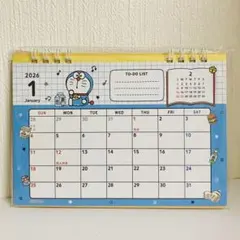 ドラえもん　2026年　卓上カレンダー　デスクカレンダー　新品未開封品のサムネイル