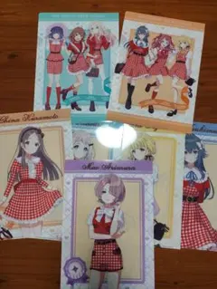 学園アイドルマスター　キャラクターイラストファイル7枚セット