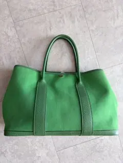 HERMES エルメス ガーデンパーティPM グリーンのサムネイル
