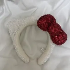 USJ キティ カチューシャ スパンコール