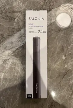 新品未使用 SALONIA ストレートアイロン 24mm BLACK ブラック