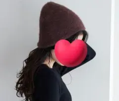 で*い様 新品　CIAOPANIC TYPY アンゴラタッチビーニー　ブラウン