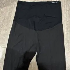 マタニティ 薄手レギンス 2XL ブラックのサムネイル