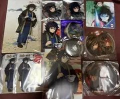 鬼滅の刃　冨岡義勇　１２点セット　缶バッジ　アクスタ　クリカ他