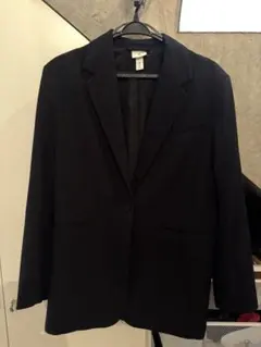 SANDRA MANSOUR x H&M ブラック テーラードジャケット XS