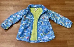 100サイズ　ウインドブレーカー　ビッツ　キッズ　幼児　ジャケット　虹　雲　風船