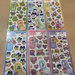 【正規品】 平成はっぴーフォン ステッカーズ たまごっち 全6種フルコンプセット