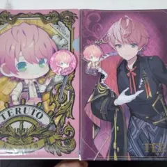 [最終値下げ済]てるとくん アクリルキーホルダー＆缶バッジ、クリアファイルセット