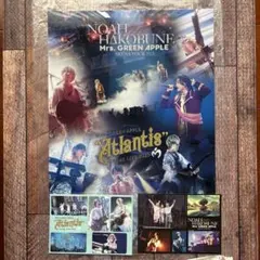 Mrs. GREEN APPLE A3クリアポスター、ステッカーシート2種