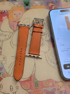 Apple watch HERMES 純正 シングルツアー Fauve 38 - メルカリ