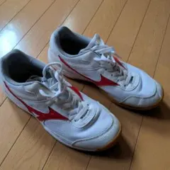 Mizuno 卓球シューズ 27.5cm ホワイト/レッド