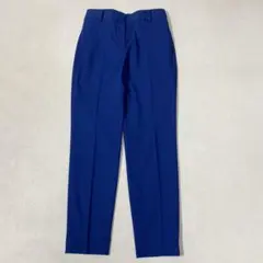 美品 PLST リネンブレンド STYLE スティックパンツ ブルー