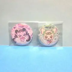 プリキュア 映画 オーロラ缶バッジコレクション メロロン プリルン