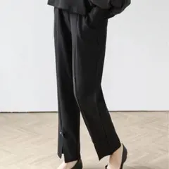 AMELY 【 La-gemme 】 2typeスリットパンツ M