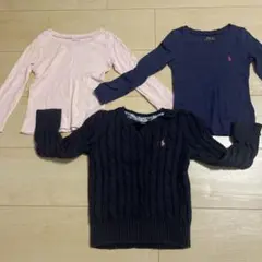 ラルフローレン長袖カットソー２点　セーター1点　3点セット　ポロ