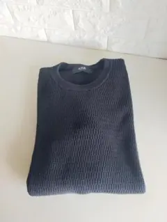 AZUL by moussy ブラック ニット L　【中古】【長袖】【美品】